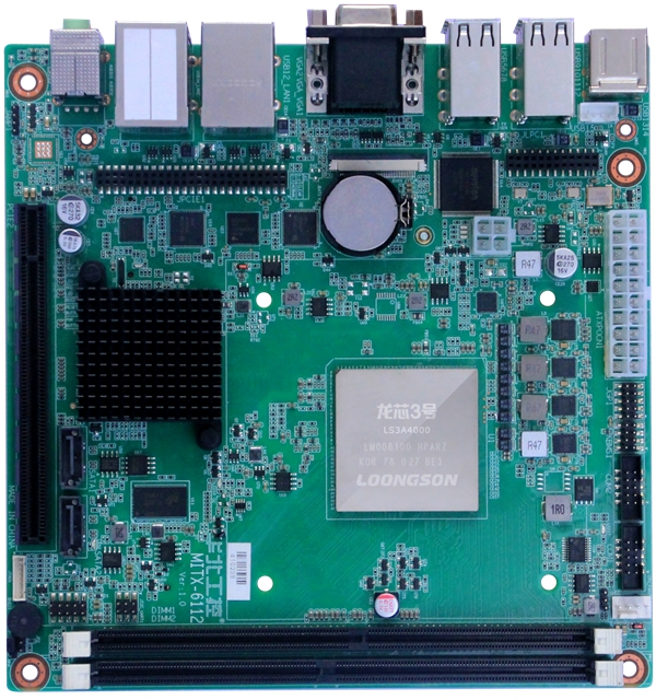 基于龙芯LS3A4000处理器的MITX-6112嵌入式主板.jpg 基于龙芯LS3A4000处理器的MITX-6112嵌入式主板.jpg